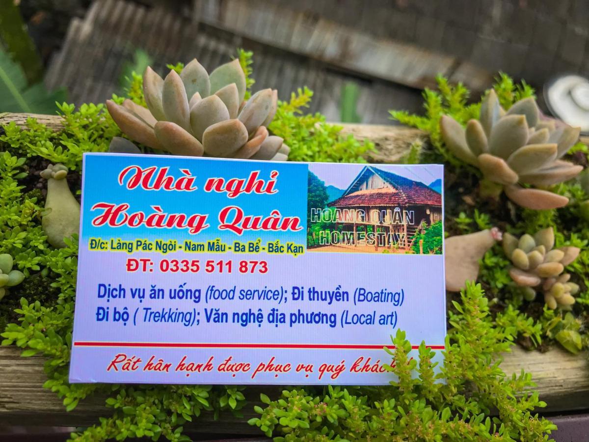 Hoang Quan Homestay Ba Be Buitenkant foto